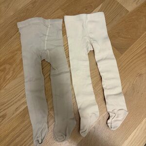 Zara Kids Leggings Pack - Cream and Light Beige